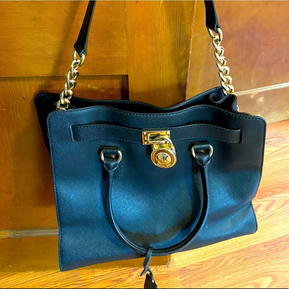 Michael Kors black Hamilton bag